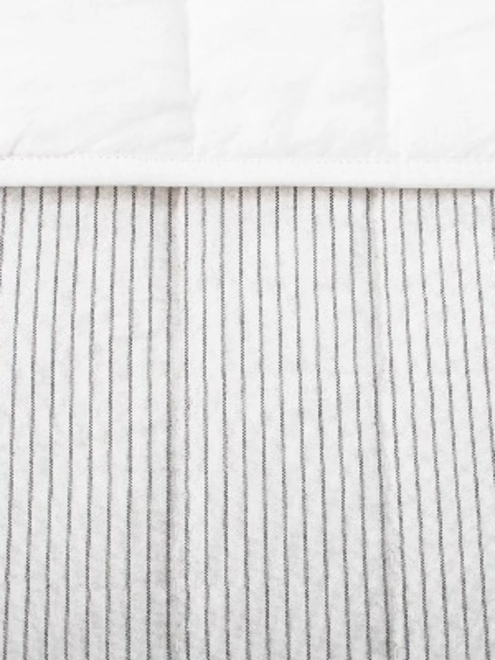 Hearth & Hand with Magnolia King Microstripe Quilt Sour Cream 104x92 Cotton